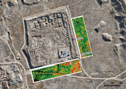[서울=뉴시스] 퀼테페-카네시 유적 지형도 (사진=국가유산청 제공) 2025.08.20. photo@newsis.com *재판매 및 DB 금지