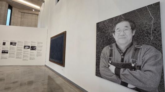 [사진=박현주 미술전문기자] 하종현아트센터 1층 전시 전경.  *재판매 및 DB 금지