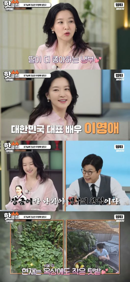 [서울=뉴시스] 지난달 31일 방송된 JTBC '냉장고를 부탁해'에 배우 이영애가 출연했다. (사진=JTBC '냉장고를 부탁해'캡처) 2025.09.01. photo@newsis.com *재판매 및 DB 금지