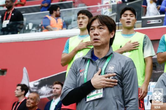 [서울=뉴시스]홍명보 축구 국가대표팀 감독. (사진=대한축구협회 제공)