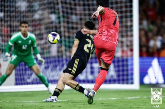 [서울=뉴시스] 한국 남자 축구 대표팀의 손흥민. (사진=대한축구협회 제공)  *재판매 및 DB 금지