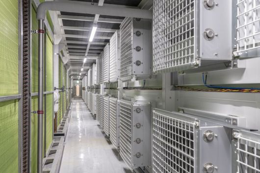 [서울=뉴시스] 세종시에 위치한 네이버 데이터센터 '각 세종' 공조시스템 내부 (사진=네이버 제공) *재판매 및 DB 금지