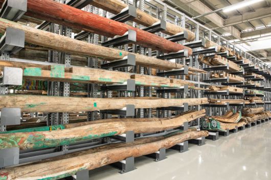 [서울=뉴시스] 평고대가 이관된 전통건축부재보존센터 수장고 (사진=국가유산청 제공) 2025.11.14. photo@newsis.com  *재판매 및 DB 금지