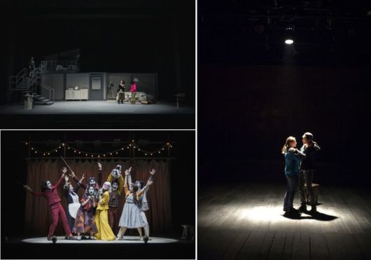 (왼쪽 위부터 시계 방향으로) 연극 '그의 어머니', 노란 달 YELLOW MOON', '스카팽'  공연사진. (사진=국립극단 제공)  *재판매 및 DB 금지