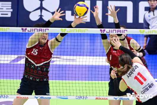 [서울=뉴시스]여자배구 현대건설 김희진. (사진=KOVO 제공)