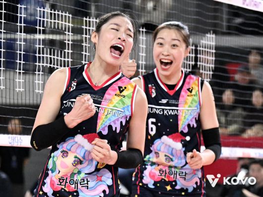 [서울=뉴시스]여자배구 정관장 인쿠시. (사진=KOVO 제공)