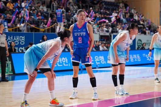[서울=뉴시스] 여자프로농구 용인 삼성생명의 이해란. (사진=WKBL 제공) *재판매 및 DB 금지