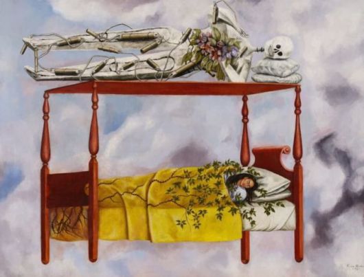 Frida Kahlo, El sue?o (La cama) (1940). Courtesy Sotheby’s. *재판매 및 DB 금지