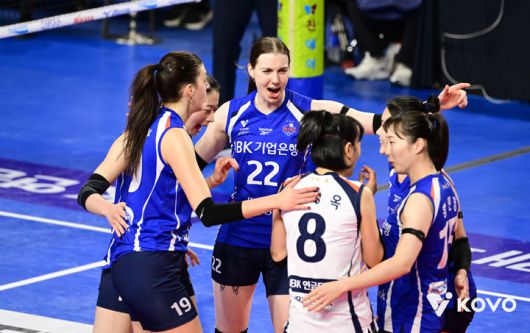 [서울=뉴시스] 여자 프로배구 IBK기업은행. (사진=KOVO 제공). 2026.01.08.  *재판매 및 DB 금지