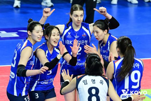 [서울=뉴시스] 여자 프로배구 IBK기업은행. (사진=KOVO 제공). 2026.01.11. *재판매 및 DB 금지