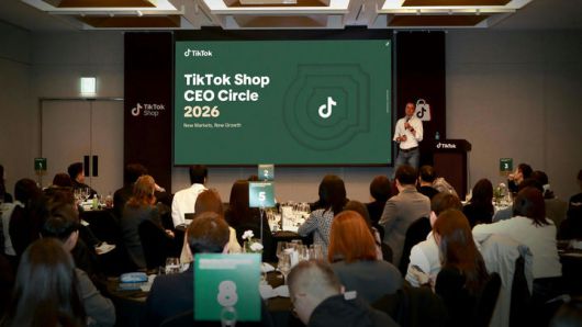 [서울=뉴시스] 틱톡이 주요 광고주·브랜드를 대상으로 지난 13일 서울 강남구 그랜드 인터컨티넨탈 서울 파르나스에서 '틱톡샵 CEO 서클 2026'을 열었다고 14일 밝혔다. ??? ????? ????????? ?????? ??????? ???????? 발표하고 있다. (사진=틱톡 제공) *재판매 및 DB 금지