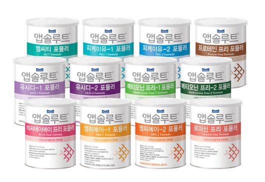 선천성 대사질환자용 특수분유 8종12개 (사진=매일유업 제공) *재판매 및 DB 금지