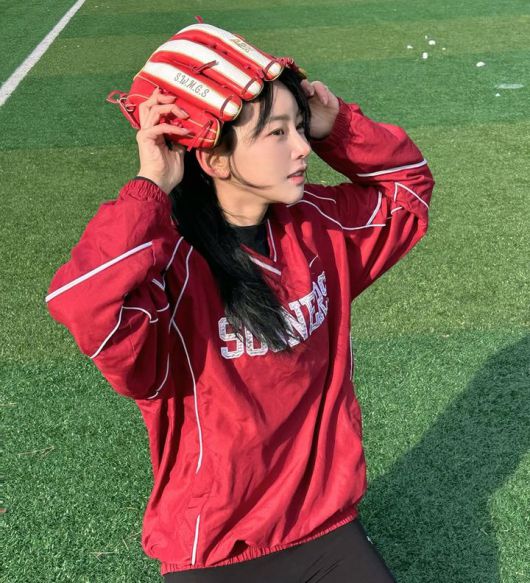 [서울=뉴시스] 김민지 육상 선수. (사진=인스타그램 캡처)