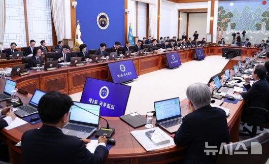 [서울=뉴시스] 고범준 기자 = 이재명 대통령이 20일 청와대에서 열린 국무회의에서 발언하고 있다. 2026.01.20. bjko@newsis.com