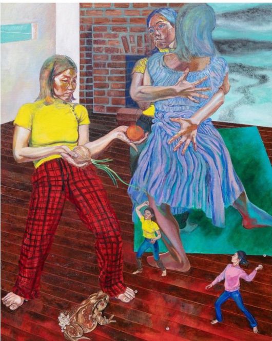 이은경, Fight or Waltz, Acrylic on canvas, 162x130.5cm, 2022  *재판매 및 DB 금지