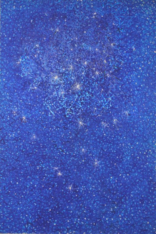 성희승 푸른별 Blue Star, 2024, Acrylic on canvas, 193.5x130cm *재판매 및 DB 금지