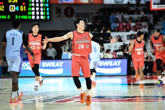 [서울=뉴시스] 프로농구 안양 정관장의 문유현. (사진=KBL 제공) *재판매 및 DB 금지