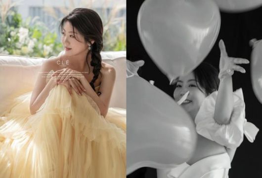 [뉴시스]나는 솔로 14기 옥순이 웨딩 드레스를 입고 찍은 사진을 공개했다. (사진 = @ eunjious 인스타그램 캡처) *재판매 및 DB 금지