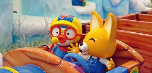 뽀로로파크의 뽀로로 기차