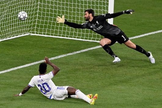 레알 마드리드 비니시우스 주니오르의 득점 장면.