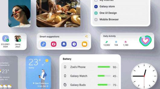 삼성전자가 지난 8월부터 베타 테스트를 거친 One UI 5 유저 인터페이스 모습. 갤럭시 S23 시리즈에 기본 탑재된다.