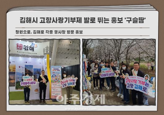 시는 지난 24일 2023년 경남관광박람회가 열린 창원컨벤션센터에서 방문객을 대상으로 고향사랑기부제를 적극 홍보했다