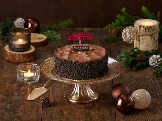 블랙로즈 케이크 [사진=메이필드 호텔]