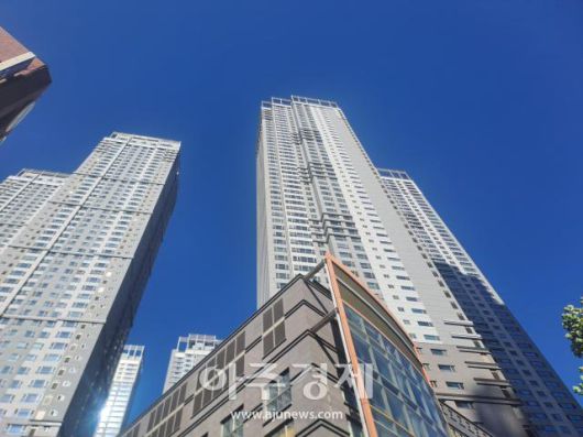 대구 수성구 범어동 두산위브더제니스 [사진=박새롬 기자]