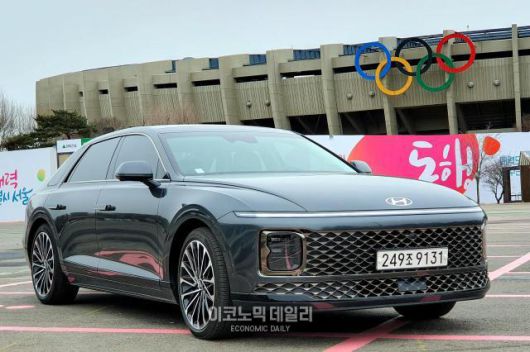 현대차 '디 올 뉴 그랜저' 외관[사진=성상영 기자]