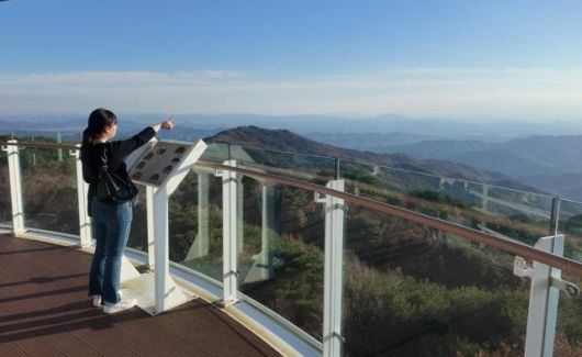 하늘자락 전망대 [사진=김다이 기자]