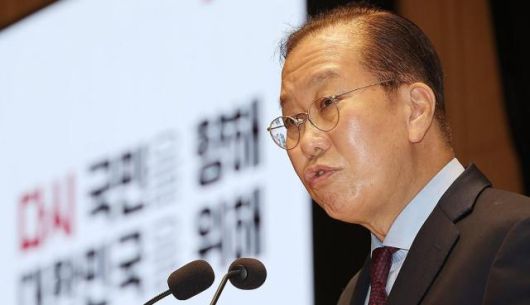 국민의힘 권영세 비상대책위원장이 5일 서울 여의도 국회에서 열린 의원총회에서 발언하고 있다. [사진=연합뉴스]