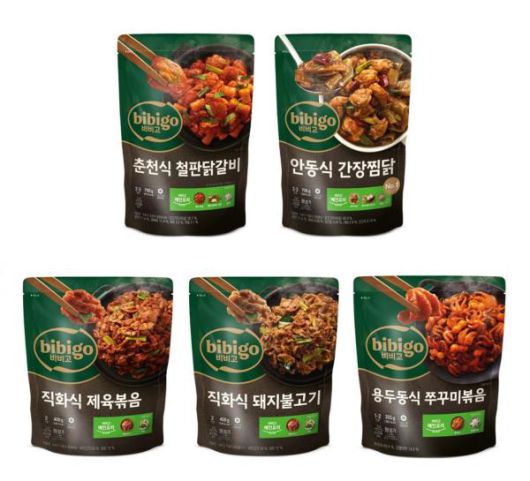 비비고 메인요리 제품 5종 이미지 [사진=CJ제일제당]