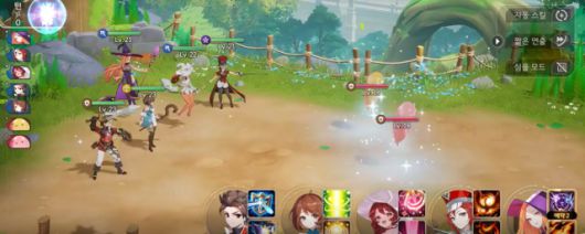 '세븐나이츠 리버스' 게인 내 화면 [사진=넷마블]