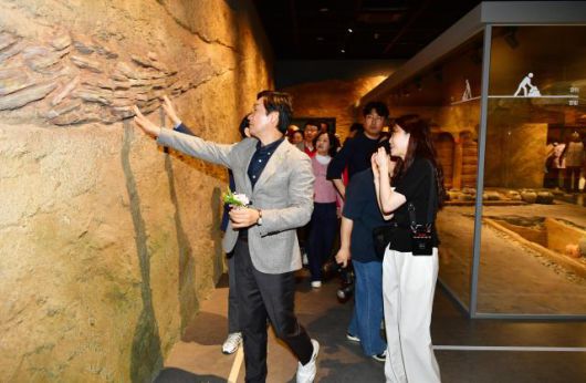 경산시  압독 사람들의 생생한 생활상을 담은 임당유적전시관 모습. [사진=경산시]