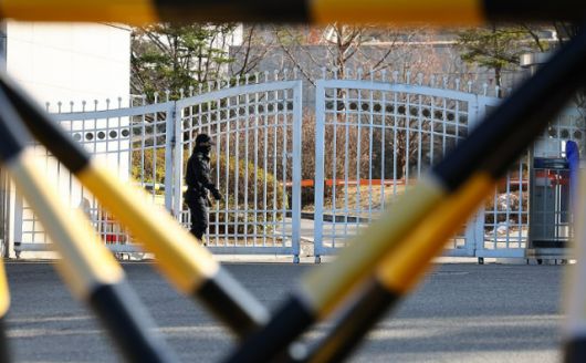 경기도 과천 소재 국군방첩사령부 앞 [사진=연합뉴스]