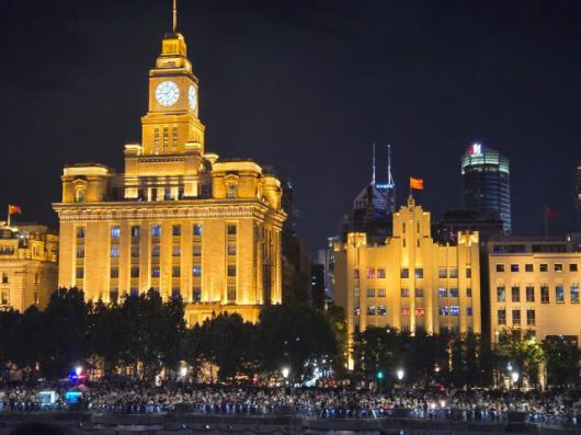 와이탄 거리 랜드마크인 시계탑 [사진=아주경제 DB]