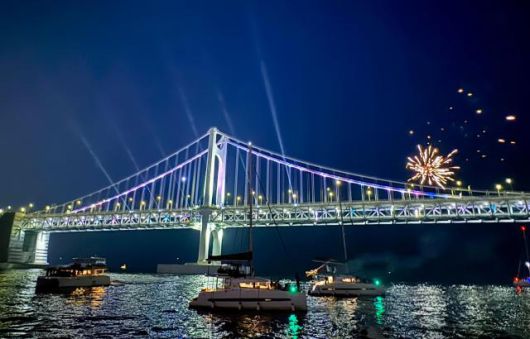 해운대 더베이 101에서는 마린시티에서 평생 잊지 못할 야간 요트투어를 즐길 수 있다. [사진=강상헌 기자]
