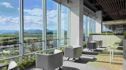 부안 워케이션이 진행되는 줄포노을빛정원 워케이션센터 내부.[사진=부안군]