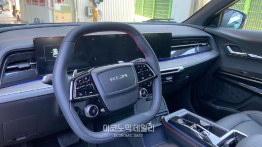 액티언 하이브리드 내부[사진=김지영 기자]