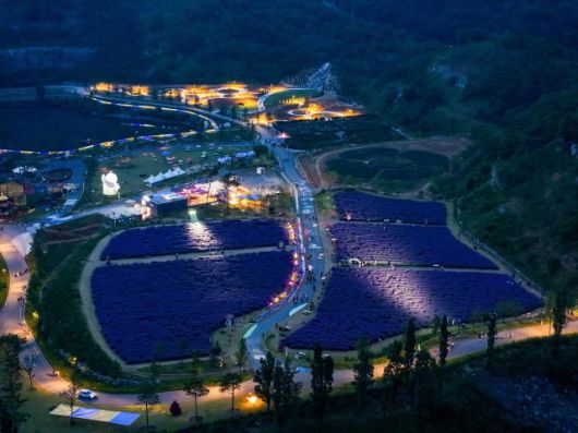 무릉별유천지 야경. [사진=동해시]