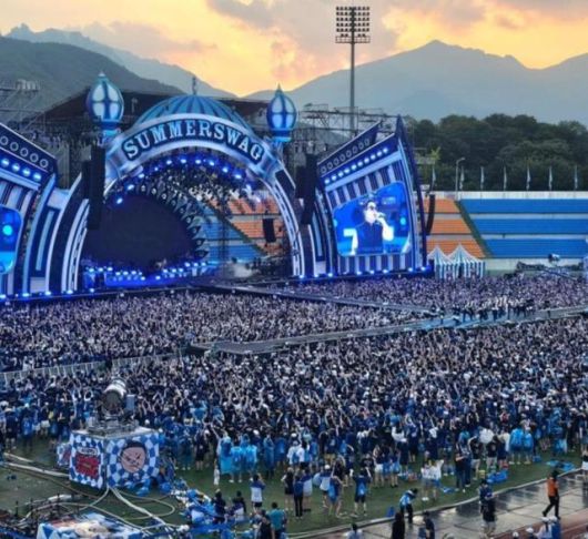 지난해 속초시 ‘2024 싸이 흠뻑쇼’. [사진=이동원 기자]