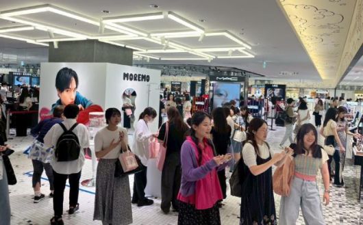 일본 시부야에서 열린 모레모 팝업스토어 [사진= 세화피앤씨]