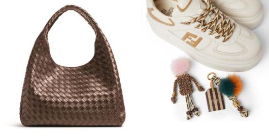 보테가 베네타 '캄파나' 백(왼쪽)·펜디 '펜디 매치 플랫폼 스니커즈' [사진=각 사]