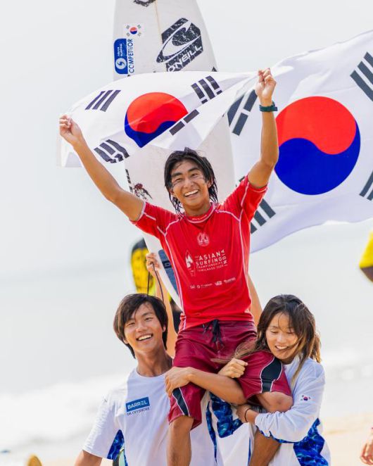 양양 출신 국가대표 서퍼 카노아 희재(18) 선수. [사진=양양군]