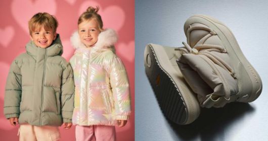 이랜드월드 스파오키즈 푸퍼 컬렉션(왼쪽)·몽클레르 '몽클레르 알티브 미드' [사진=각 사]