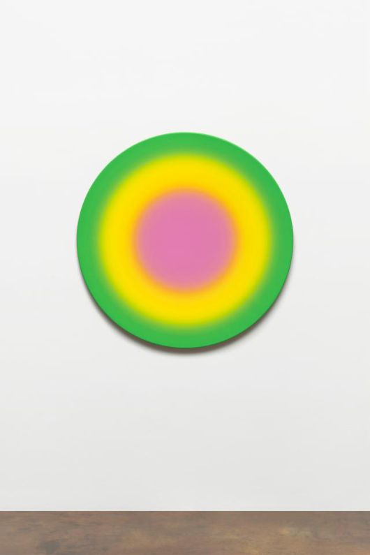 국제갤러리 - Ugo Rondinone 우고 론디노네, siebenundzwanzigsterdezemberzweitausendunddreiundzwanzig, acrylic on canvas, ø120cm, 2023