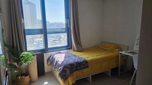 맹그로브 신촌 1인실 내부 모습. [사진=백소희 기자]