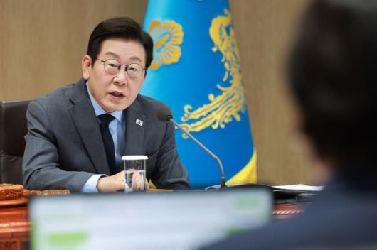 이재명 대통령이 9일 서울 용산 대통령실에서 열린 국무회의에서 발언하고 있다. [사진=연합뉴스]