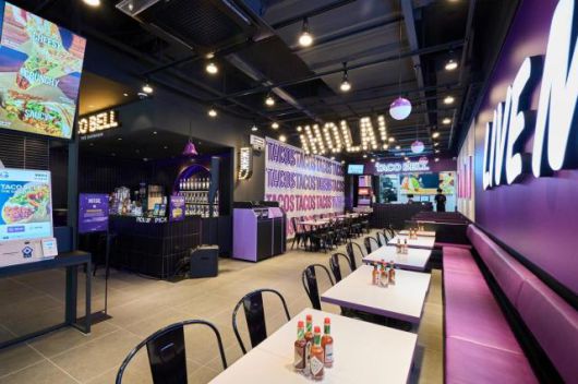 ‘타코벨 더강남’ 매장 내부 전경[사진=KFC코리아]