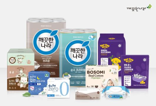 깨끗한나라 주요 품목 [사진=깨끗한나라]